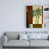 Trademark Fine Art Pablo Esteban 'Palm Trees On Balcony' Canvas Art, 24x32 ALI46194-C2432GG